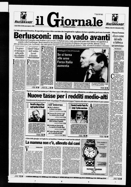 Il giornale : quotidiano del mattino